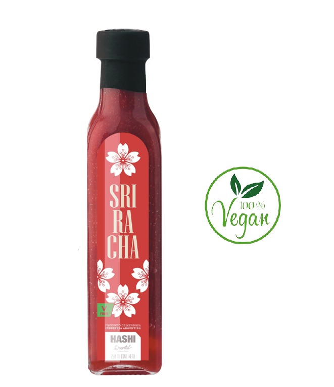 Salsa Oriental Tailandesa Sriracha Bot. 250 cc. HASHI