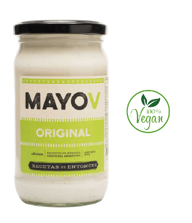 Mayonesa 100% Vegana Original 270 Grs. RECETAS DE ENTONCES