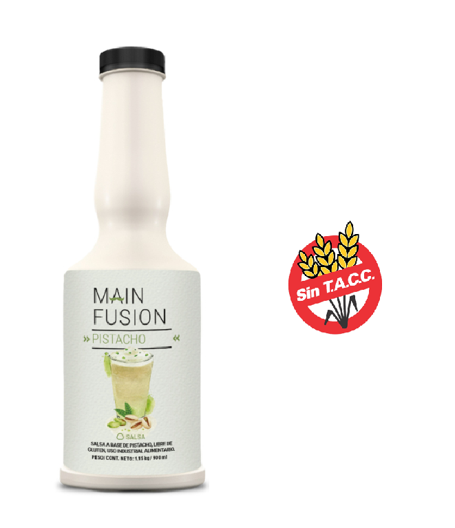 Salsa para Cafeteria Sabor Pistacho Bot. 1,15 Lt. MAIN FUSION