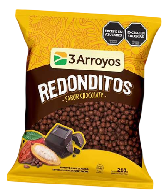 Cereal Redonditos de Chocolate 210 Grs. 3 ARROYOS