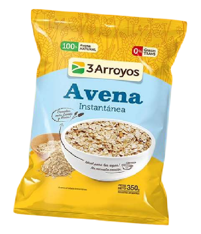 Avena Instantanea 350 Grs. 3 ARROYOS