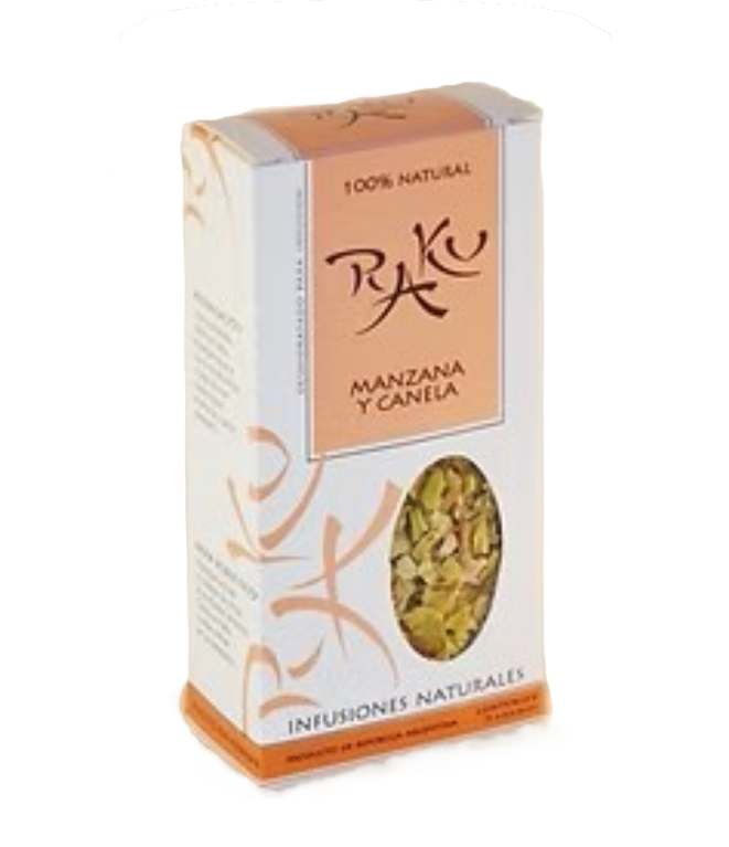 Té Manzana y Canela 100% Natural en Hebras 50 Grs. RAKU