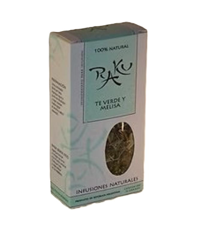 Té Verde y Melisa 100% Natural en Hebras 50 Grs. RAKU