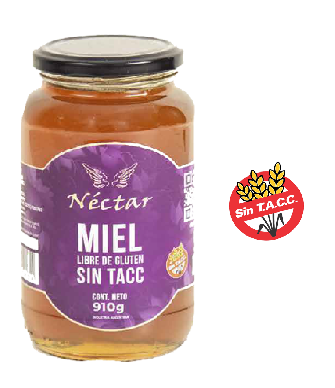 Miel Cruda Multiflora 100% Natural Frasco 910 Grs. NECTAR