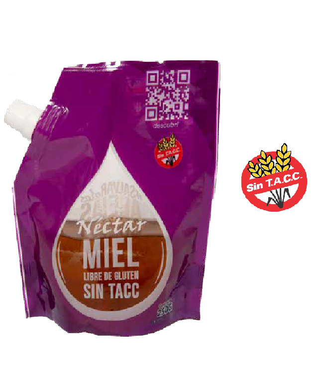 Miel Liquida Multiflora 100% Natural Doy Pack 250 Grs. NECTAR
