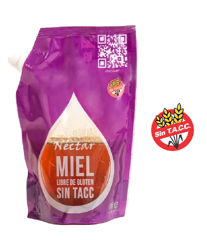 Miel Liquida Multiflora 100% Natural Doy Pack 500 Grs. NECTAR