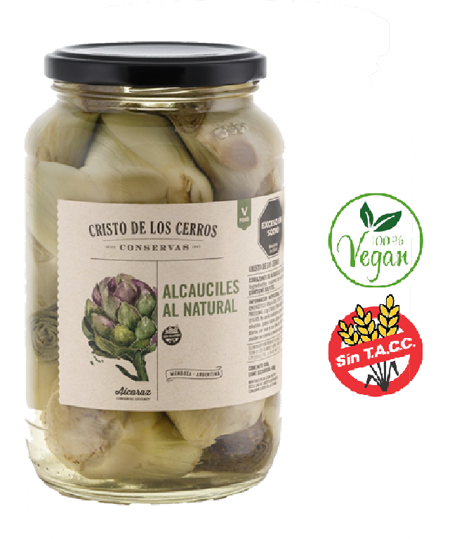 Alcauciles al Natural 310 Grs. CRISTO DE LOS CERROS
