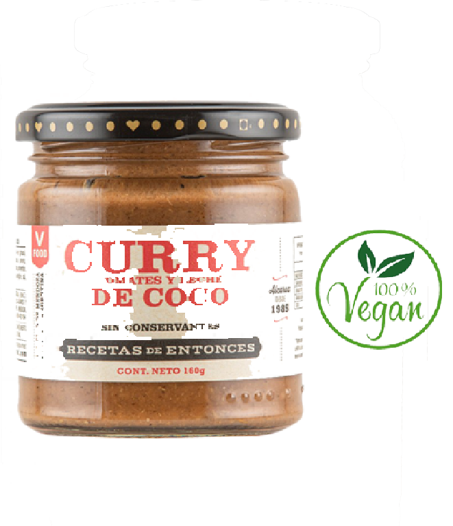 Curry de Tomates y Leche de Coco 200 Grs. RECETA DE ENTONCES