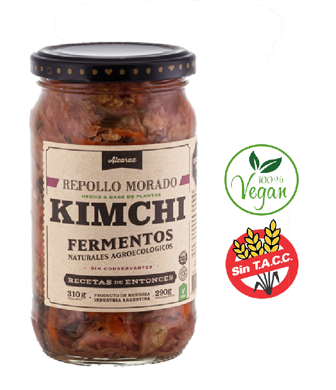 Kimchi Repollo Morado 310 Grs. RECETAS DE ENTONCES