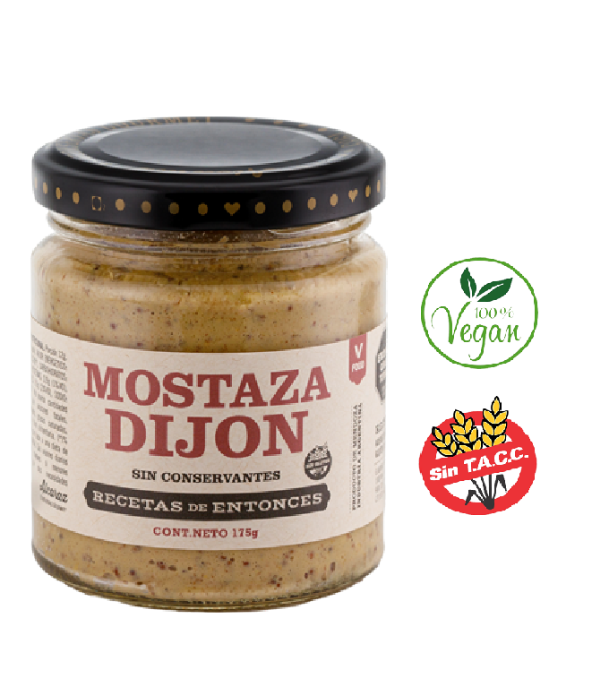 Mostaza Dijon 210 Grs. RECETAS DE ENTONCES
