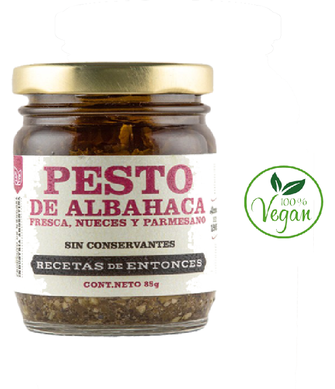 Pesto de Albahaca 90 Grs. RECETAS DE ENTONCES