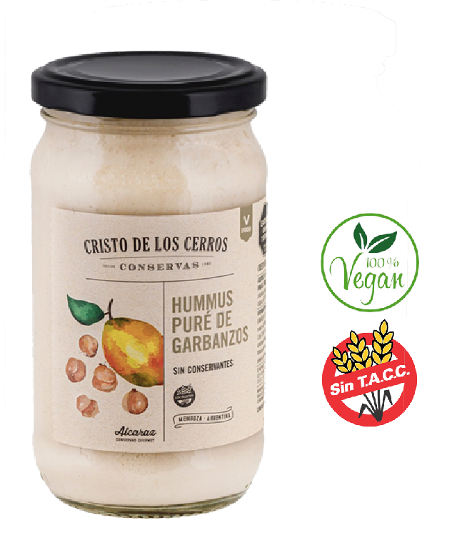 Hummus - Puré de Garbanzos 310 Grs. CRISTO DE LOS CERROS