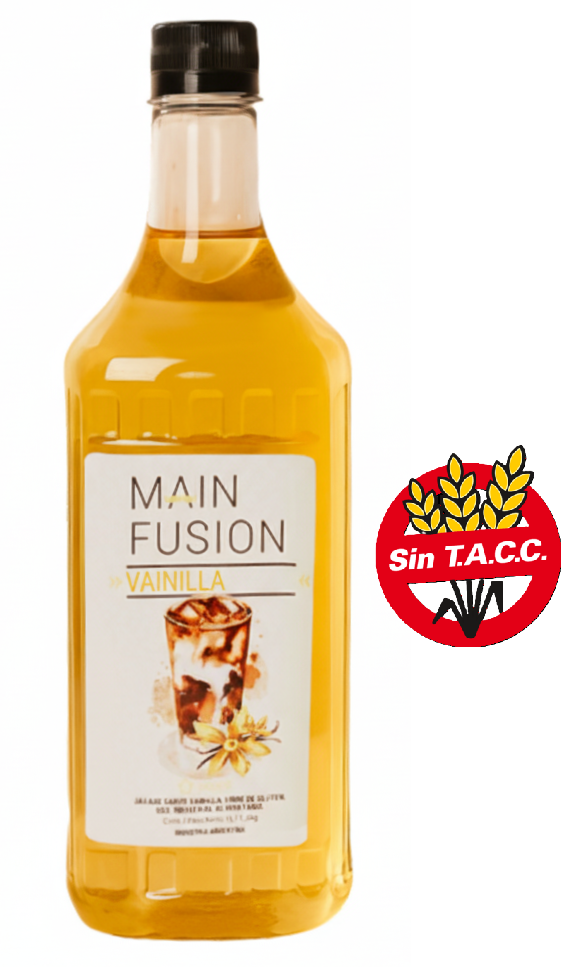 Jarabe / Syrup para Cafeteria Sabor Vainilla Bot. 1 Lt. MAIN FUSION