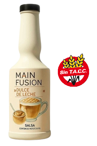 Salsa para Cafeteria Sabor Dulce de Leche Bot. 1,15 Lt. MAIN FUSION