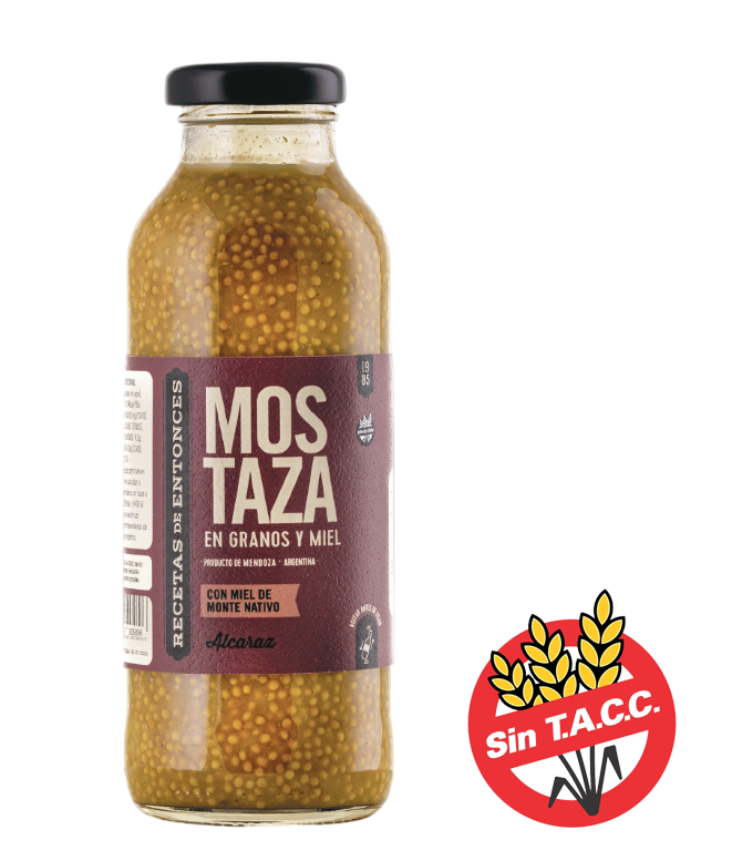 Mostaza en Granos y Miel Orgánica